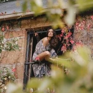 Spell And The Gypsy Designs S/M Juniper Charcoal Robe Duster Dress With Belt